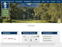 Tablet Screenshot of golfudine.com